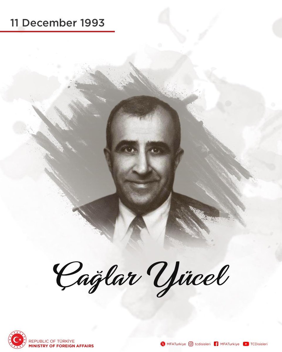 We remember with respect Çağlar Yücel, Administrative Attaché of the Turkish Embassy in Baghdad, martyred in the heinous terror attack perpetrated by the People’s Mojahedin Organization in Baghdad on 11 December 1993.
goo.gl/maps/5g5eNiHUv…