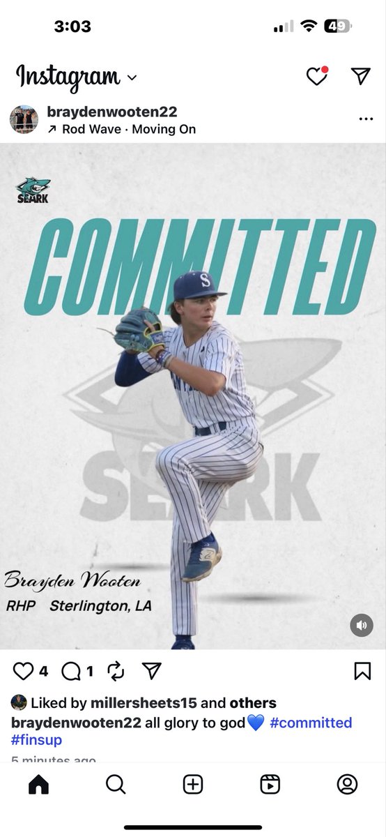 SportsSeam's tweet photo. Congrats Brayden!!
#Almostgotime
#hardworker
#PantherPride https://t.co/gOJZqrDrVs