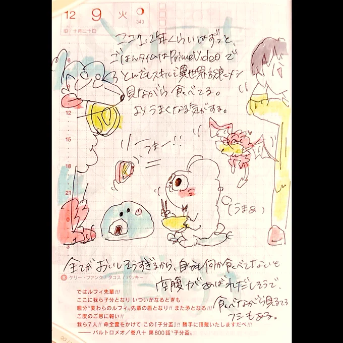ほぼ日2025.12.9 #ほぼ日
ご飯時間はとんスキと共に🍔 