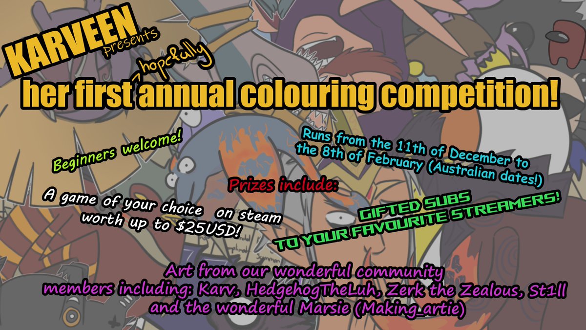 Yo, what's this? A colouring competition?😲
I'd love if you guys would join! :D