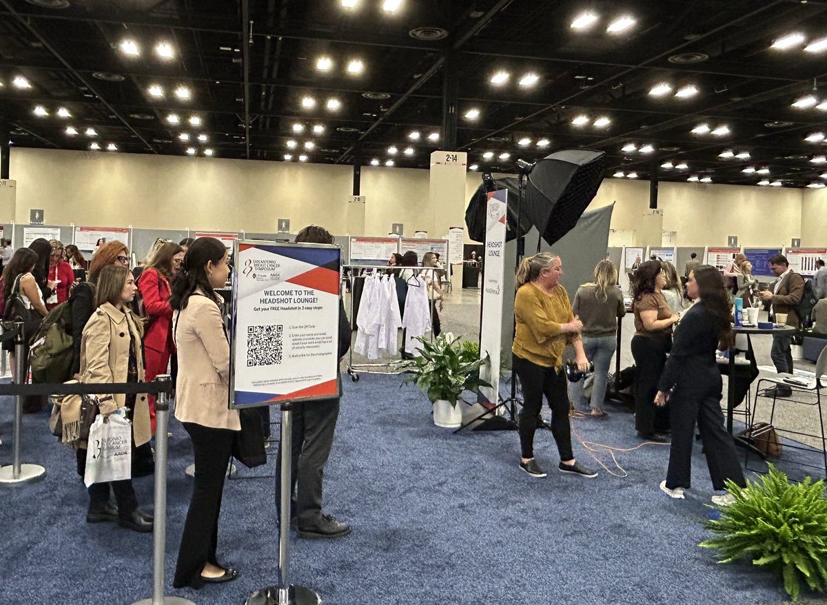 📸 The hottest queue at #SABCS25 so far? The line for the Headshot Lounge

Jump in, glow up and don’t miss your shot (before the line gets longer 👴)

We’ll cover the news while you wait 👍bit.ly/4a61GTq