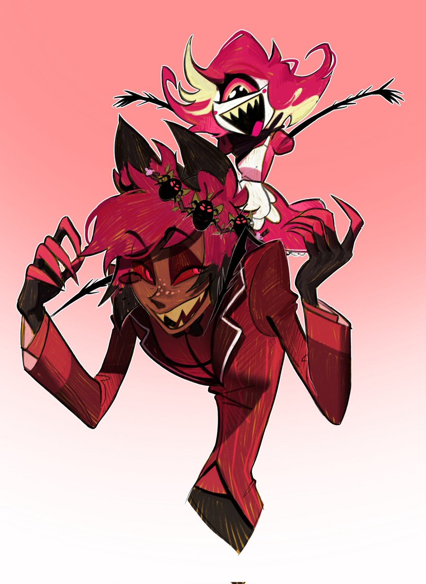 do not separate them!!!!! 
#nifty #alastor #hazbinhotel