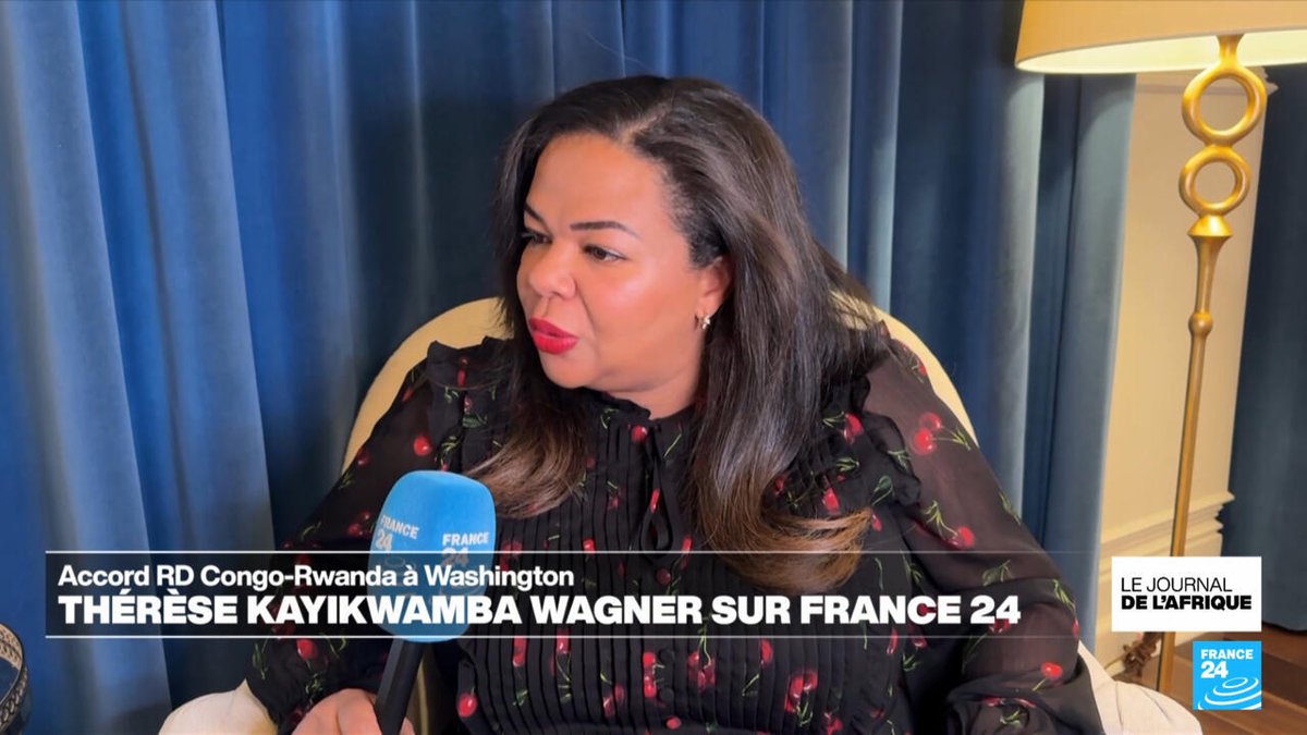 "Le Rwanda a beaucoup à prouver sur sa bonne foi", estime la ministre congolaise Thérèse Wagner f24.my/Bbzs.x