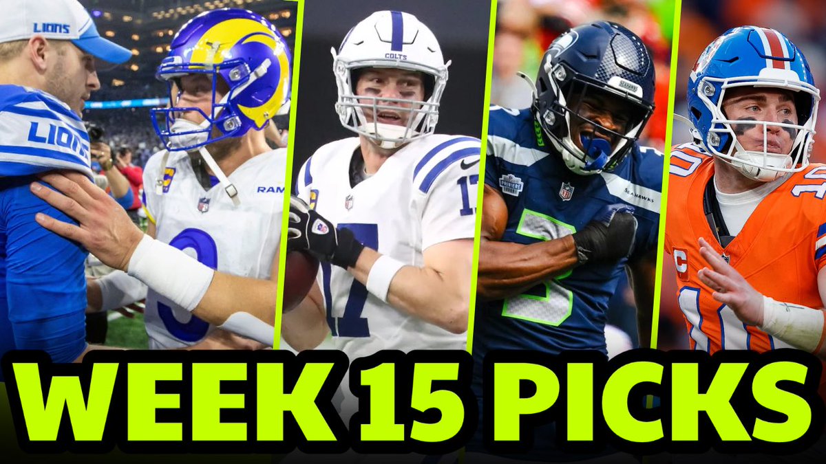 #NFL regular season is in its final stretch and what teams do you have winning in week 15?