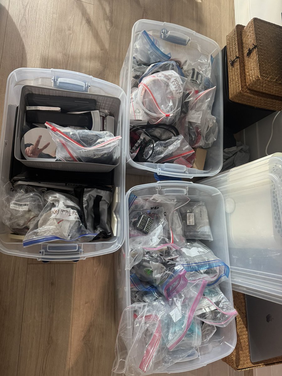 One day soon all of my engineering supplies won’t have to be triple condensed and stored in bags and bins anymore