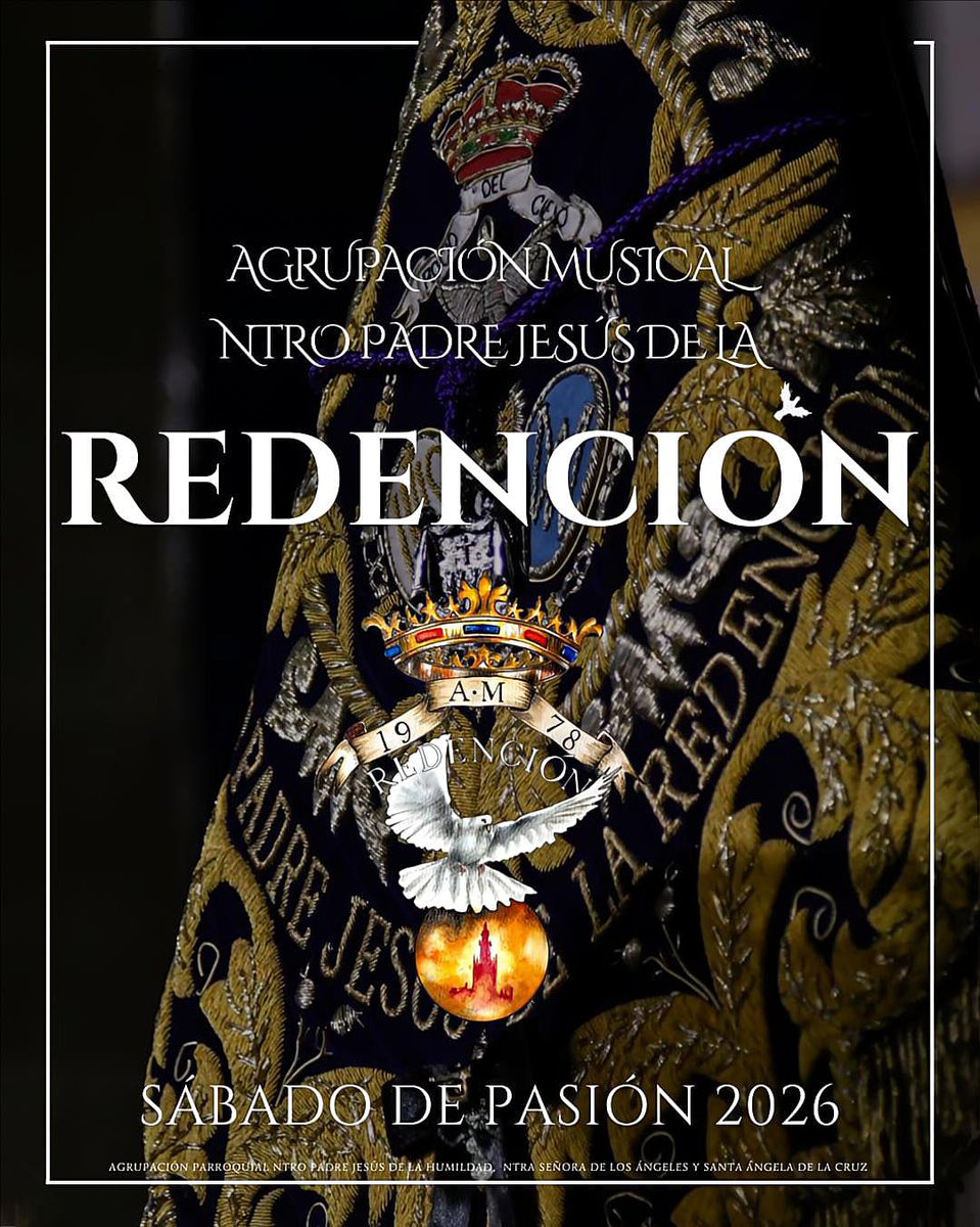 aphumildad's tweet image. 📢🟣 COMUNICADO OFICIAL || ACOMPAÑAMIENTO MUSICAL SÁBADO DE PASIÓN 2026.

#HumildadSevillaEste #RedencionporSevilla 🎼 #TDSCofrade