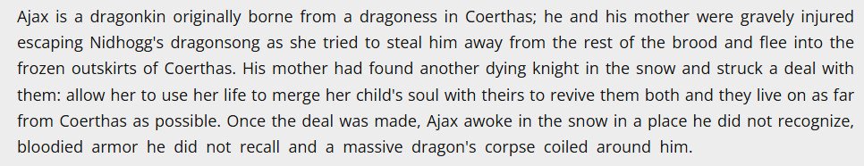 tonaldread's tweet photo. a gpose for this character's, ajax, backstory. here's the blurb from his carrd: https://t.co/9BKb9J1F5f