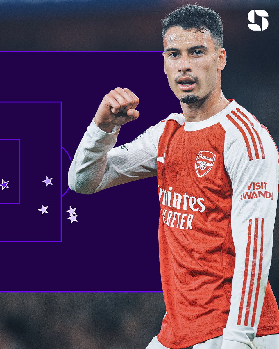 Gabriel Martinelli is the first EVER player to score in five consecutive UEFA Champions League games for Arsenal. 

⚽️ vs. Athletic Club
⚽️ vs. Olympiakos
⚽️ vs. Atlético Madrid
⚽️ vs. Bayern
⚽️ vs. Club Brugge

Record-breaker. 👏