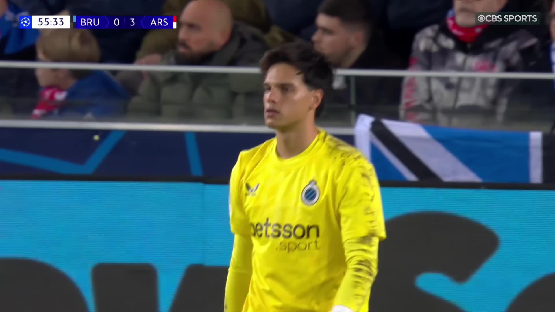 MARTINELLI SAID TOP BINS 🎯The first Arsenal player to score in FIVE straight UCL games 🔥