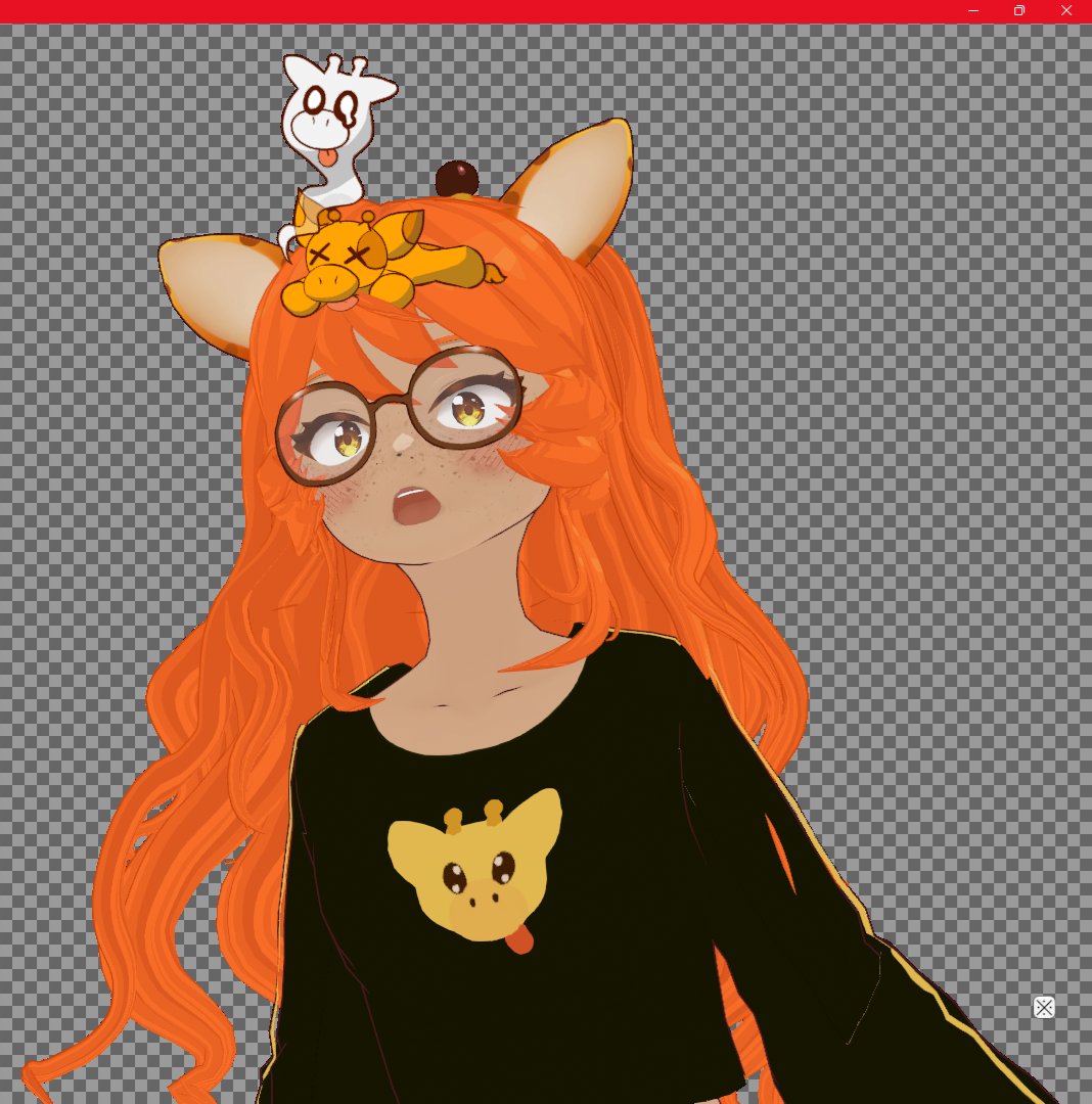 I forgot to close my program after the stream last night, I just turned my computer on and I see that my model has feelings about this