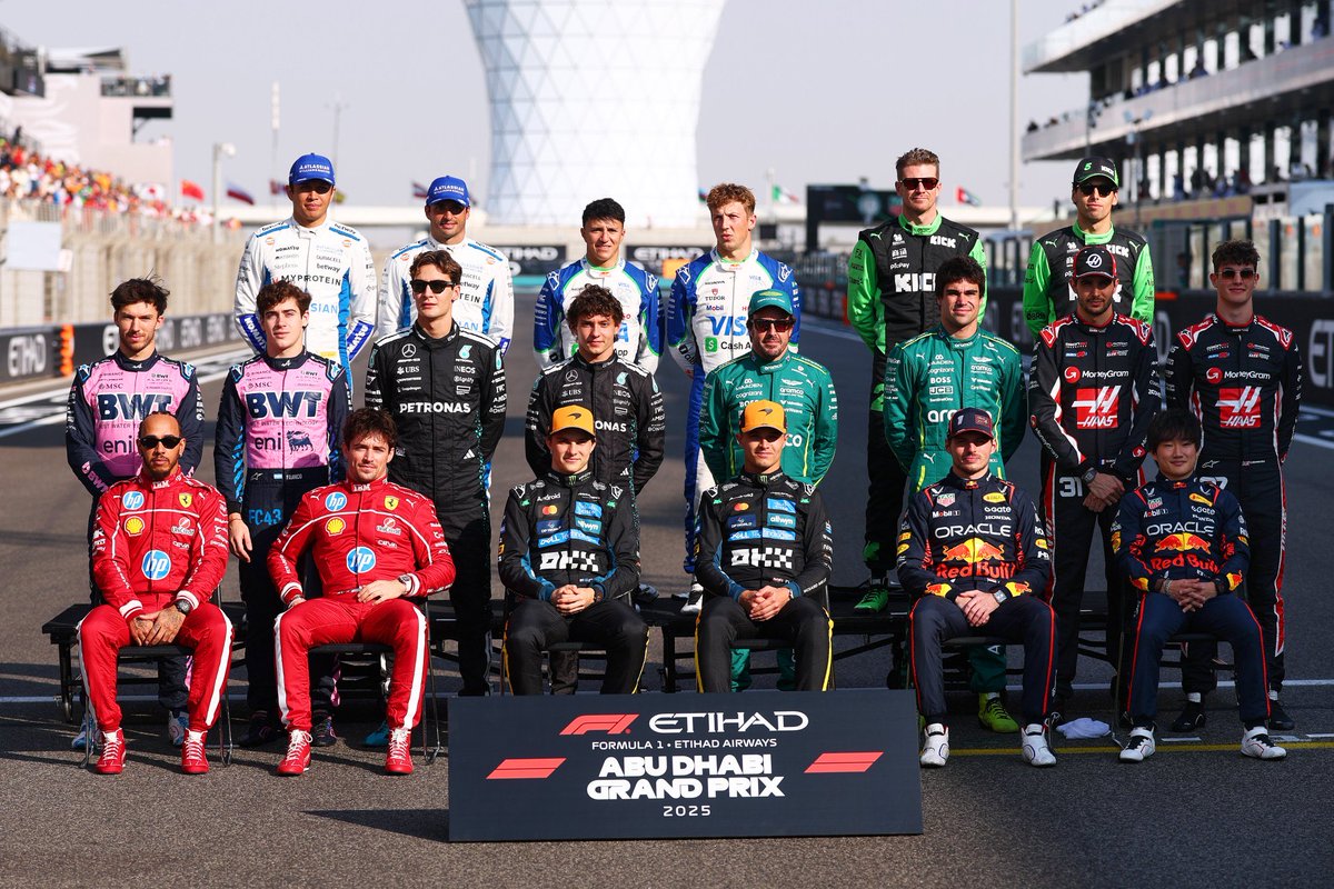 Mi ranking personal de los pilotos de F1 de la temporada 2025 🏎️