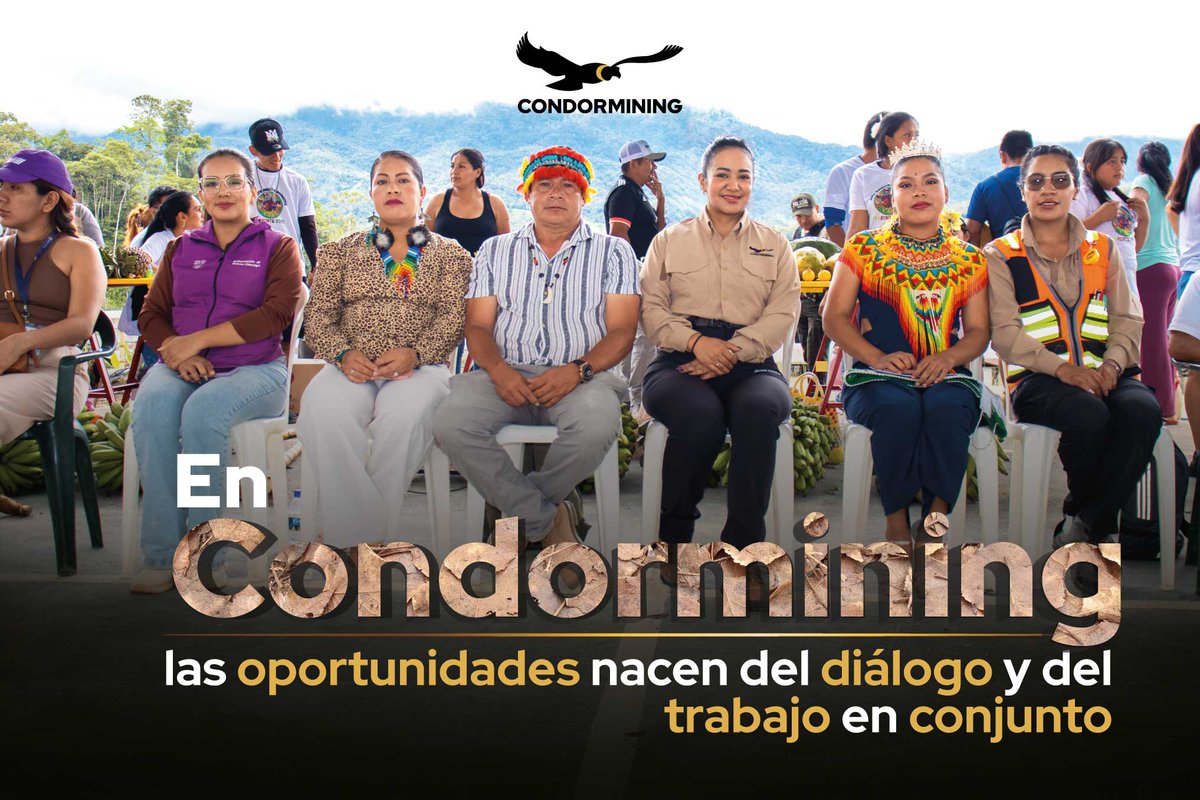condormining's tweet image. 🤝 Trabajar juntos es avanzar de verdad.

El desarrollo se construye desde el territorio.
En #Condormining forjamos alianzas que dejan huella y generan oportunidades reales.

#JuntoALaComunidad #MineríaResponsable #Ecuador