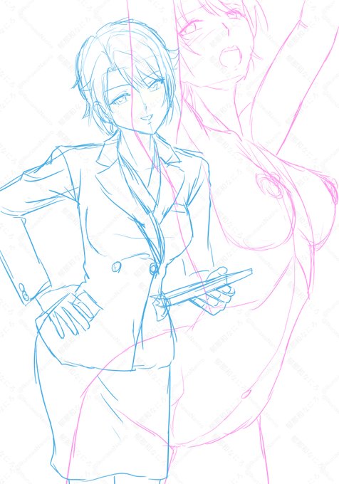 おはようございます!
朝お絵かき。 