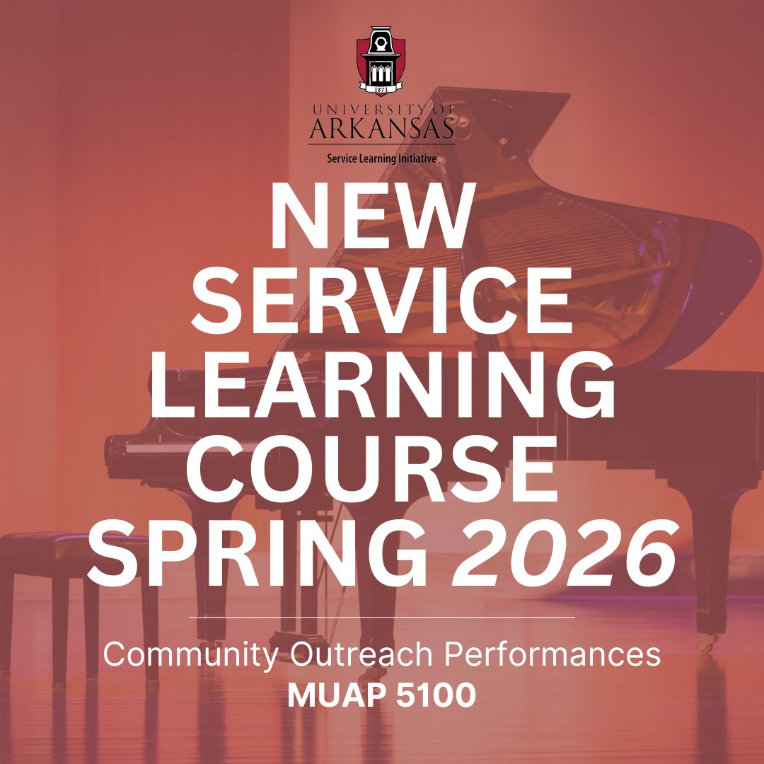 University of Arkansas Service Learning Initiative tweet media