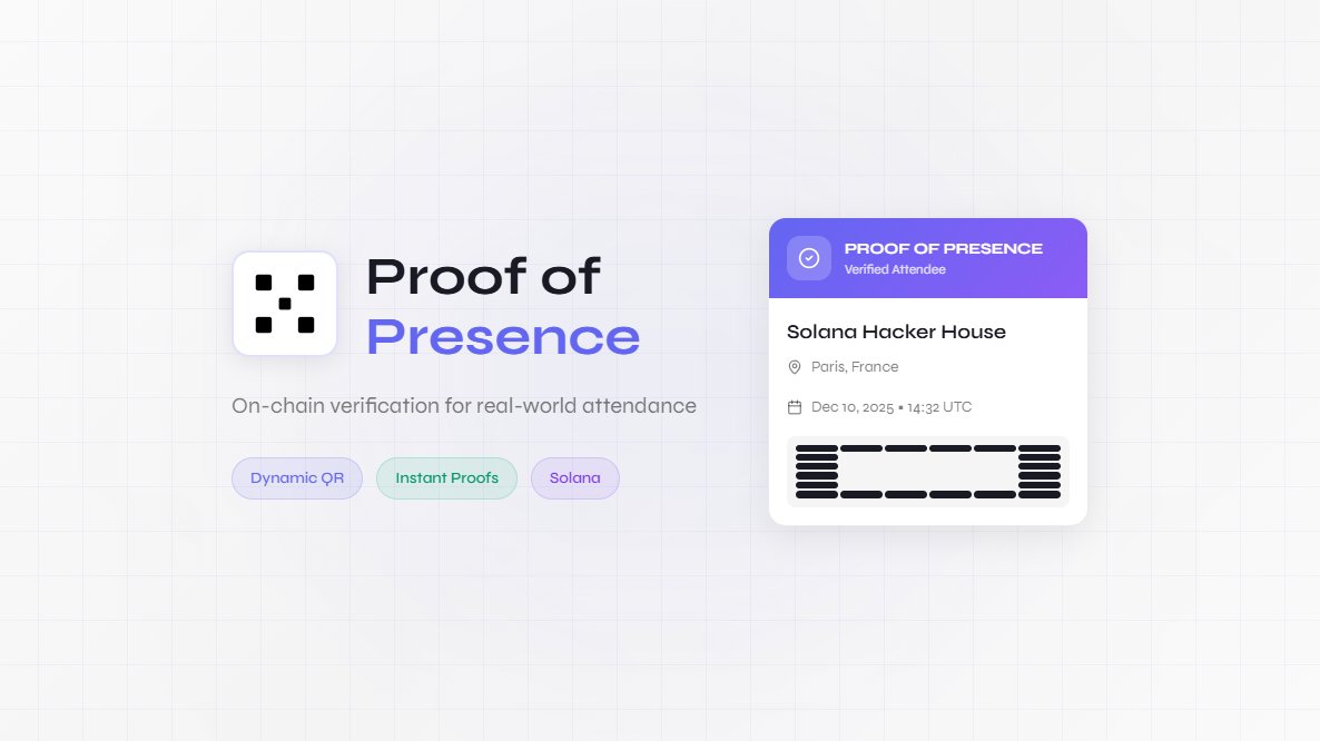 Proof Of Presence (@ProofPresence) / Posts / X