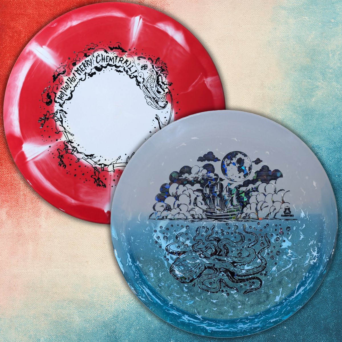 Ho! Ho! Ho! Merry Chemtrail!

We have two website exclusive, limited edition Chemtrails avialable now, while supplies last.

doomsdaydiscs.com/products/chemt…