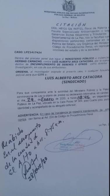 Como advertimos hace ya 5 años, el analfabeto macroeconómico y delincuente, Luis Arce, tenía pendientes con la justicia por múltiples escándalos de megacorrupción como ministro del n4rcop3dófilo Morales. Si no hubiese llegado a la Presidencia del Estado, tras el fraude monumental