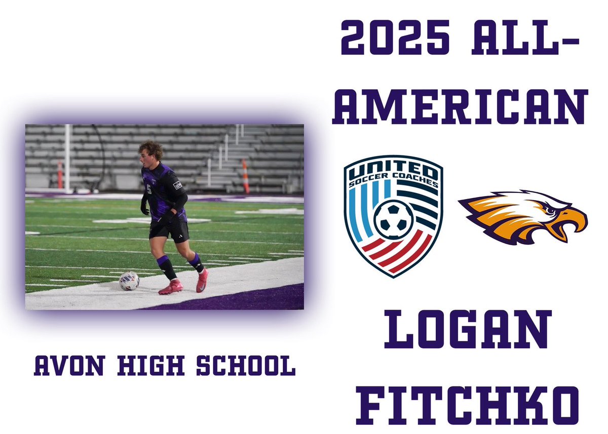 Congratulations to Logan Fitchko for being selected to the 2025 High School 
All-American Team!