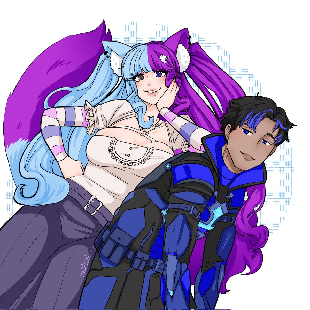 One last thing I wanted to post about my birthday charity, to make sure I properly thanked the person who is the reason I went through with it despite everything I had going on in November.

<a href="/Digi_Kat_/">Digi 💙💜👻</a>, I got inspiration to do this from you're birthday week, but then I dealt with