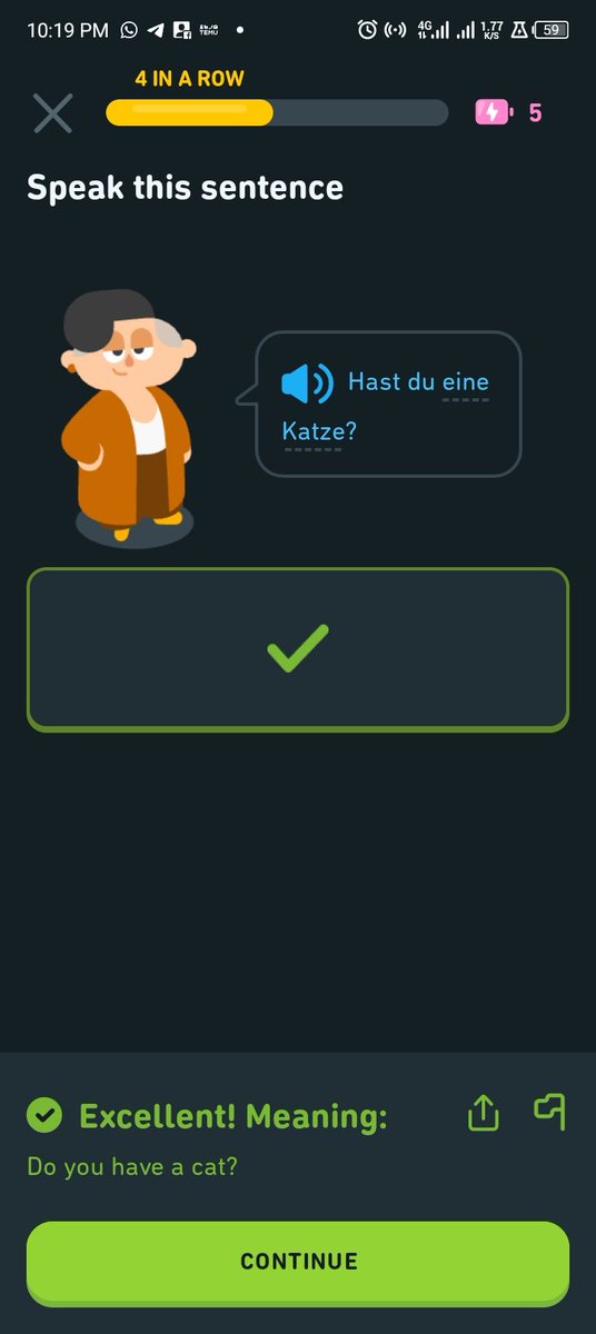 FAMOS330's tweet image. Day 2 Learning  German language 
I had a great time learning new words today e.g tschüss which means bye in English. 
I also had a great time pronouncing words, although i haven't gotten the right pronunciation of some words.