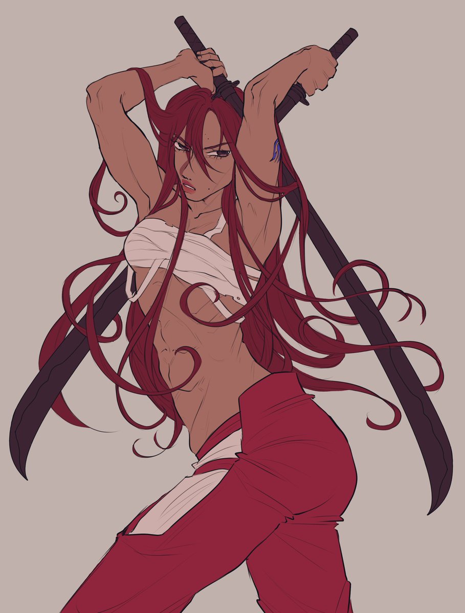 who forced-diversitied my erza1!!!11!1!1!1!1!!1!1!1 #FairyTail #art