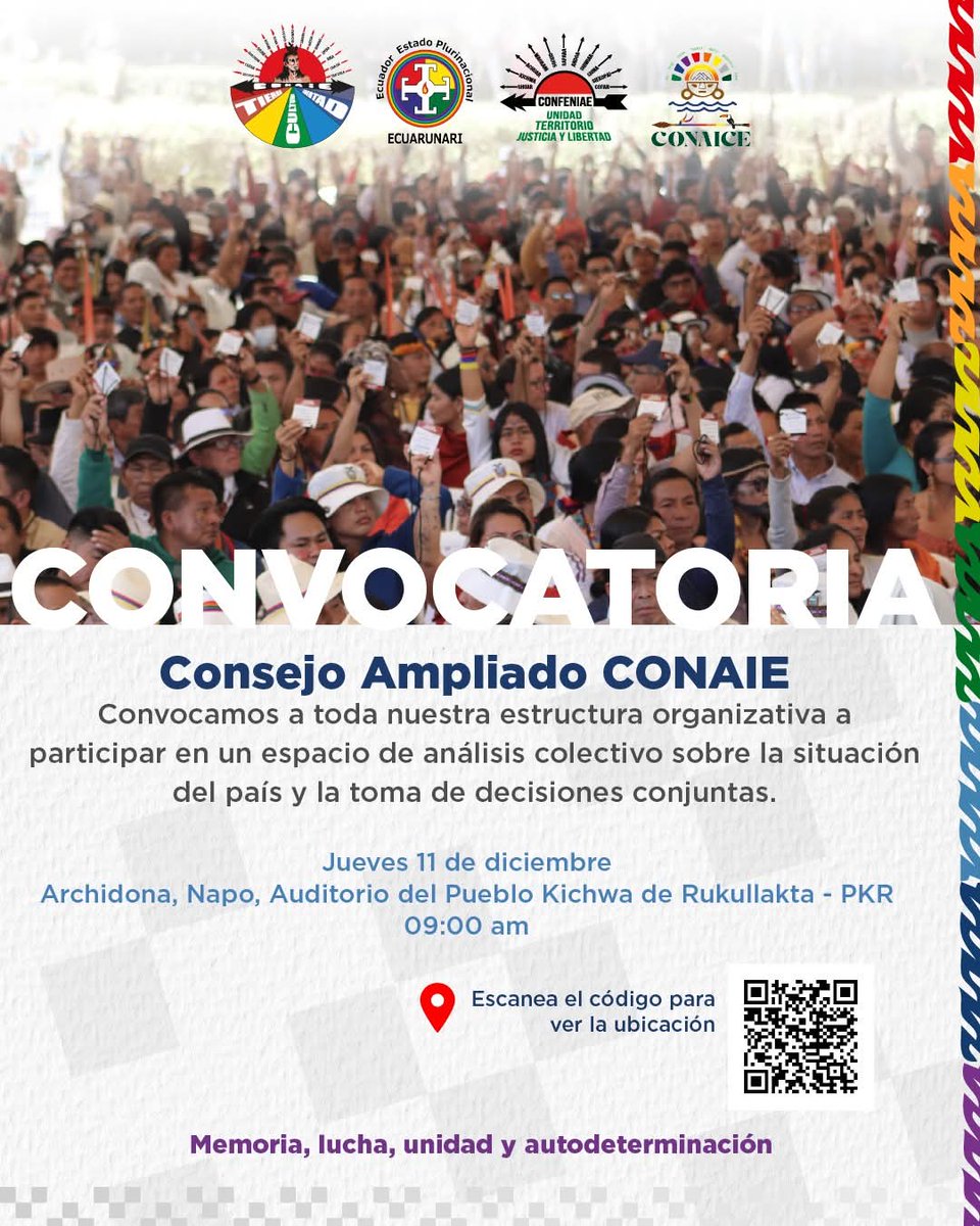 CONFENIAE Ecuador tweet media