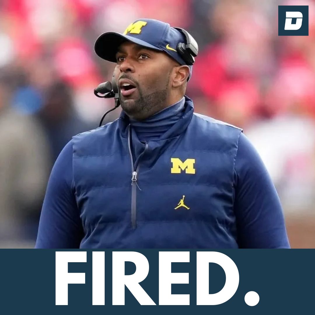 Deadspin's tweet photo. BREAKING: Michigan has fired head coach Sherrone Moore. https://t.co/Jo66iRWsFD