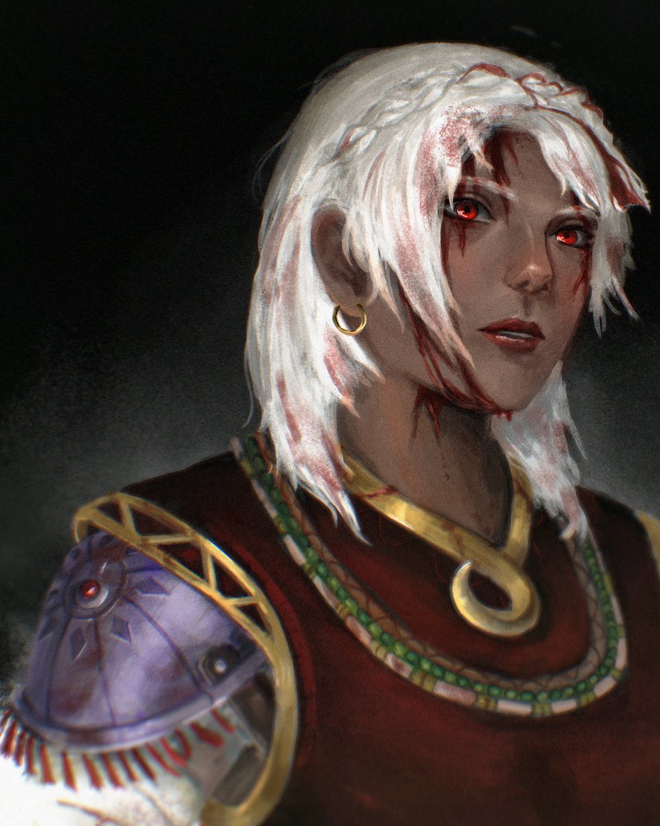 upaxsama's tweet photo. Final render of Carím, my beloved character. 
She is the mc of my novel Sangre Solar. I put a lot of myself into this character both in fears and goals https://t.co/KBm2iQR4z0