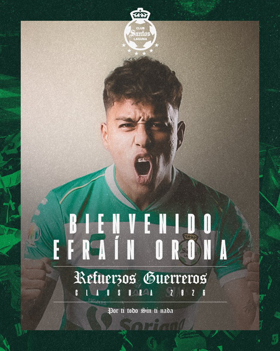 La defensa Guerrera suma fuerza. 💪⚔️
Efraín Orona defenderá nuestros colores en el Clausura 2026. 🛡️¡A partir de hoy, esta también es tu casa! 🇳🇬🏟️

#PORTITODOSINTINADA