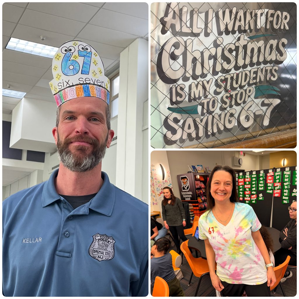 EDETIGERS's tweet photo. “Happy 67th day of school! 🎉 Our EDE staff had a blast celebrating their Underground 6/7 Day—a fun tradition that brings joy, connection, and lots of smiles. Grateful for our amazing team who makes every day special for our Tigers! 🐯💙💛 #EDEpride #67thDay” https://t.co/Vsjz7CCL6l