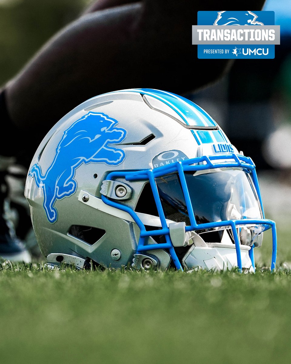 Lions announce roster moves:
Waived TE Hayden Rucci.
Assigned S Jalen Mills vis waivers (From HOU).