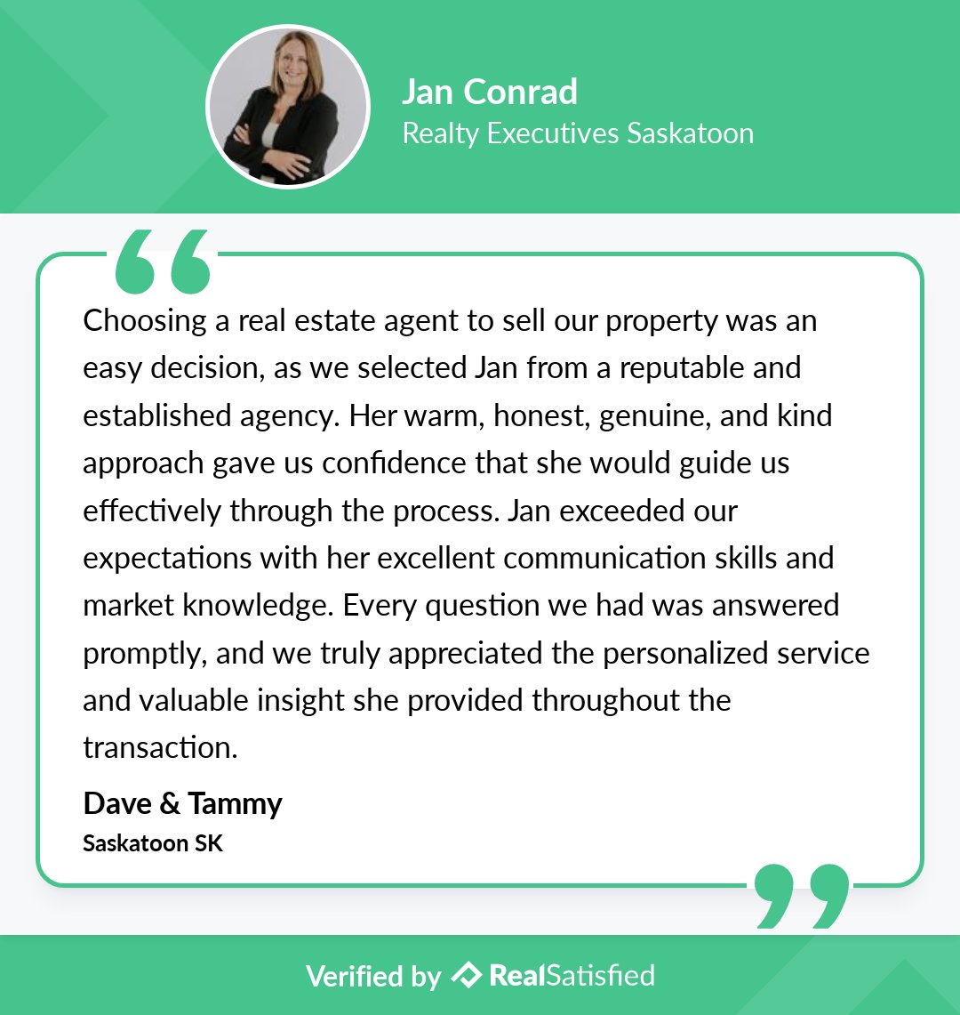 ExecutiveJan's tweet image. Who wouldn’t be honored by a recommendation like this? realsatisfied.com/Jan-Conrad via @realsatisfied