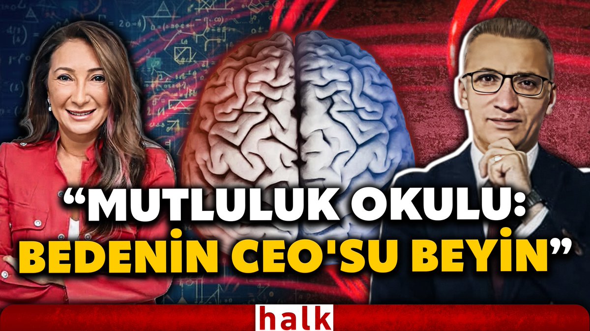 halktvcomtr's tweet photo. "MUTLULUK OKULU: Bedenin CEO'su Beyin"

Şahin Aybek'in(@sahin_aybek) "Türkiye Hepimizin Eğitim Hepimizin" programının konuğu Nörobilim Uzmanı Gülferi Yıldırım(@gulferi) oldu. 

https://t.co/gbw6JKcSHP https://t.co/CUoOi8IlkY