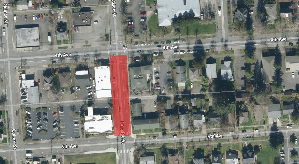 On Thurs 12/11, at 10pm until 5am on Fri, 12/12, one block of Eastside St SE, between 4th and 5th Avenues, will be closed. City crews will be finishing a water line repair. Water will be shut off from 12am - 5am; affected customers have been notified. Use caution in this area.