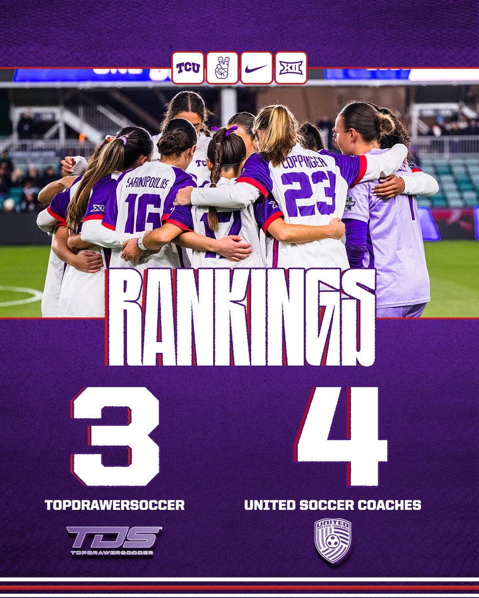 Ending the season ranked inside the top five 📈

#GoFrogs | #FIGHT