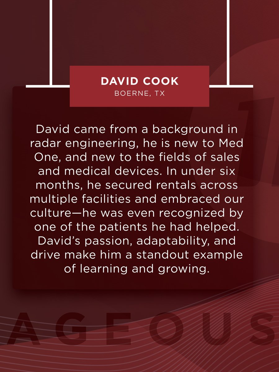 medonegroup's tweet image. Introducing our November #COURAGEOUSLY winners! These standout team members embody 𝙇𝙚𝙖𝙧𝙣𝙞𝙣𝙜 &amp;amp; 𝙂𝙧𝙤𝙬𝙞𝙣𝙜 by stepping up, staying curious, and adapting to the evolving needs of our customers. #MedOne #MedOneFamily