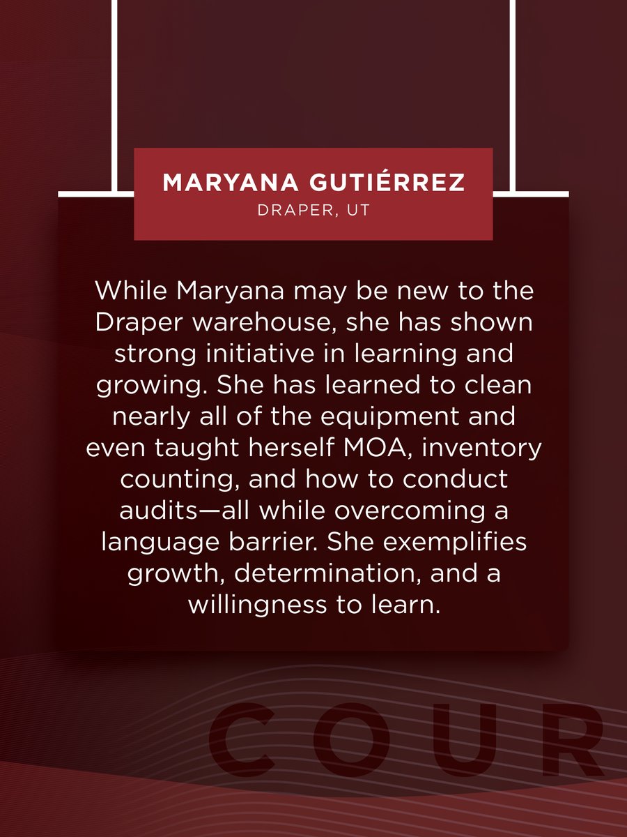 medonegroup's tweet image. Introducing our November #COURAGEOUSLY winners! These standout team members embody 𝙇𝙚𝙖𝙧𝙣𝙞𝙣𝙜 &amp;amp; 𝙂𝙧𝙤𝙬𝙞𝙣𝙜 by stepping up, staying curious, and adapting to the evolving needs of our customers. #MedOne #MedOneFamily