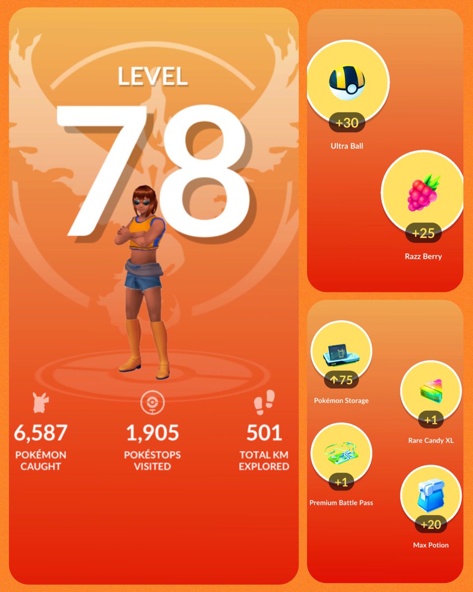 KamikeoPoGo's tweet photo. #RoadToLevel80
  
7️⃣8️⃣
“Very CASUALLY completed all of the #ResearchTasks!” 😁
✨🥳✨

... 👊🏾🐻  GRIND! 
#TrainerLevel78 #PokemonGoLevel78 #TrainerLevel80
#PokemonGoLevel80 #OnlyMatterOfTime #PokemonGo https://t.co/3MeJeKBs64