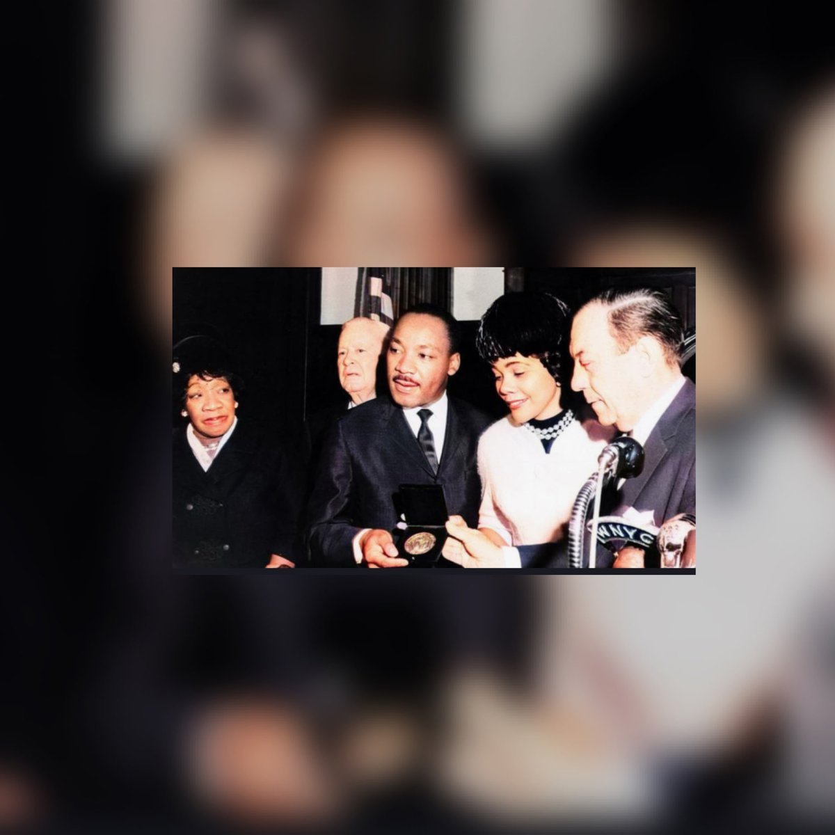 BerniceKing's tweet image. On #HumanRightsDay, we remember that 61 years ago today, my father received the Nobel Peace Prize. Both my parents were courageous human rights leaders who believed in the dignity and worth of every person.

May we continue their work for justice and a more humane world.…