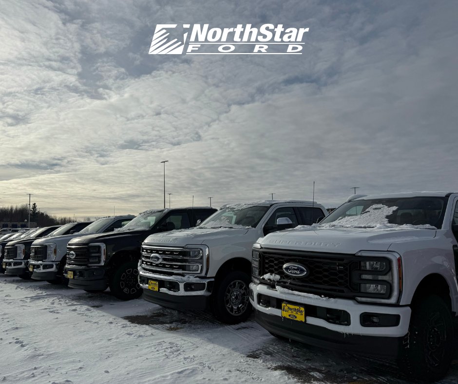 Looking for a Super Duty this winter? We’ve got options. 50 trucks on the lot and ready to go.

#NorthStarFord #Ford #Duluth #Minnesota
