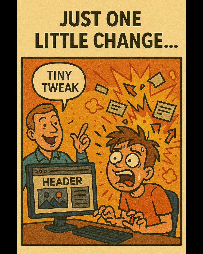 OnTheCouchStudi's tweet image. We make memes because we’ve lived it and it&apos;s funny. Checkout OnTheCouchStudio.com for great assets
#TechHumor #CodingMemes #DevLife #BlenderMemes #UnityDev #3DArtistHumor #SoloDevLife #AppDevHumor #DigitalCreatorLife #DeveloperHumor #OnTheCouchStudio