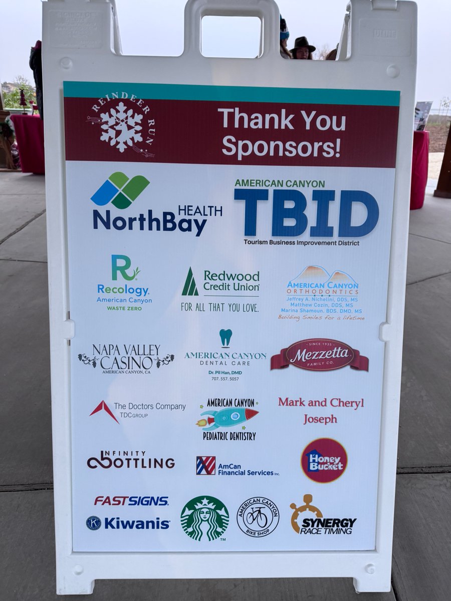 NorthBayHealth's tweet image. #NorthBayHealth was proud to support our #AmericanCanyon community as the Platinum Sponsor of this year’s Reindeer Run! 🦌🎄Grateful for our staff who provided minor First Aid at the starting line—and for a community that shows up with so much holiday spirit! #ReindeerRun