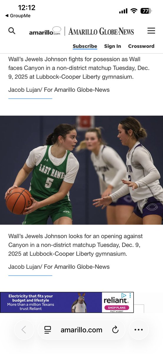 JewelsJohnsonBB's tweet photo. #5 green #wallhs #wallladyhawks #classof2028 #girlsvarsity #hsbasketball #blessed photos by Jacob Lujan for Amarillo Globe-News https://t.co/9m07DM6A36