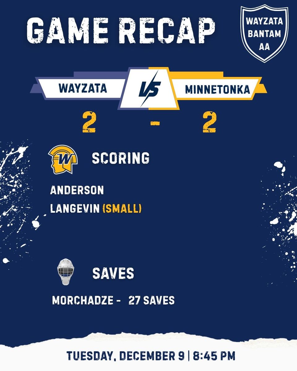 Wayzata Bantam AA tweet media