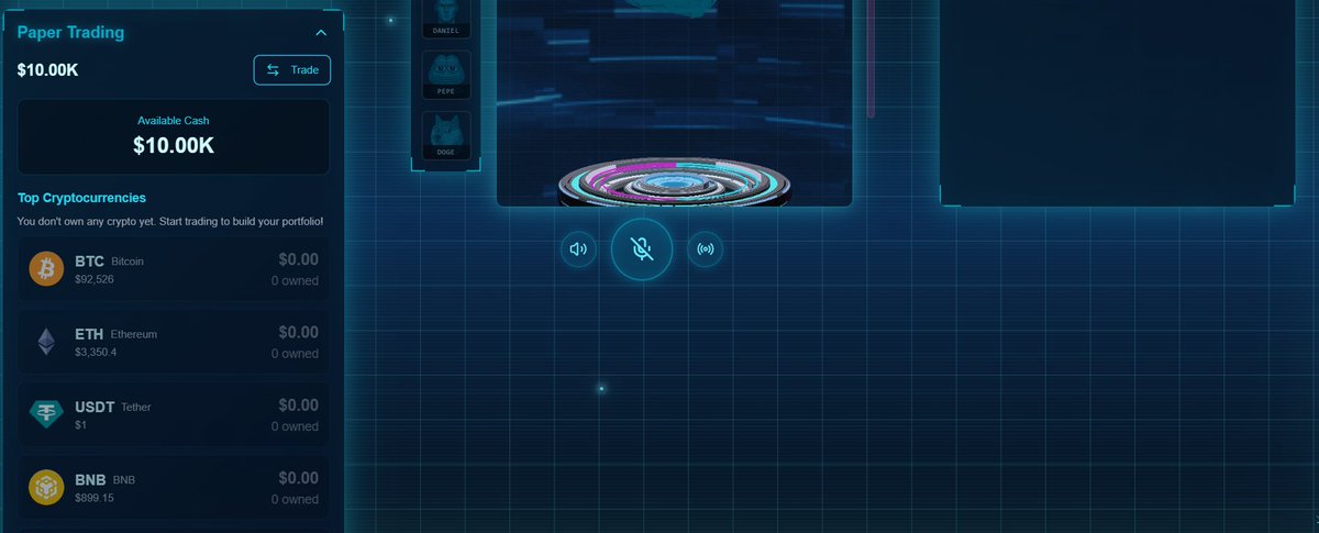 KairoCryptoAI's tweet image. $KAIRO Development Update 👻💬

Major Development Update, We Are Testing Out The Ability To Trade Using Kairo And We Want Your Feedback! Right Now You Can Fake Trade With Our 'Paper Trading' System. Try It Out And See Who Can Earn The Most Placing Smart Buys On Any Cryptocurrency…