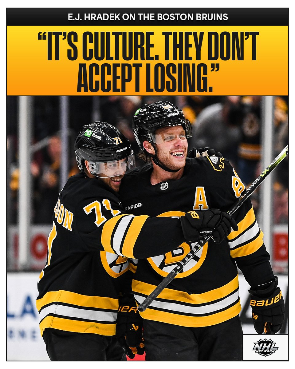 NHLMedia's tweet photo. It's a culture thing in Boston! 😤 https://t.co/0iWUXE36Fu