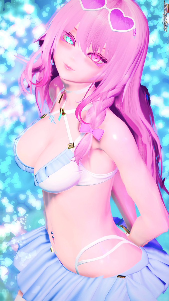 #PSO2NGS_SS
#PSO2うちの子を愛でる会

モノ子「表情がずっと同じで不気味」

Ｐ「せっかく追加で登録できるフリーカスタム枠があるから笑顔を増やそうかな」