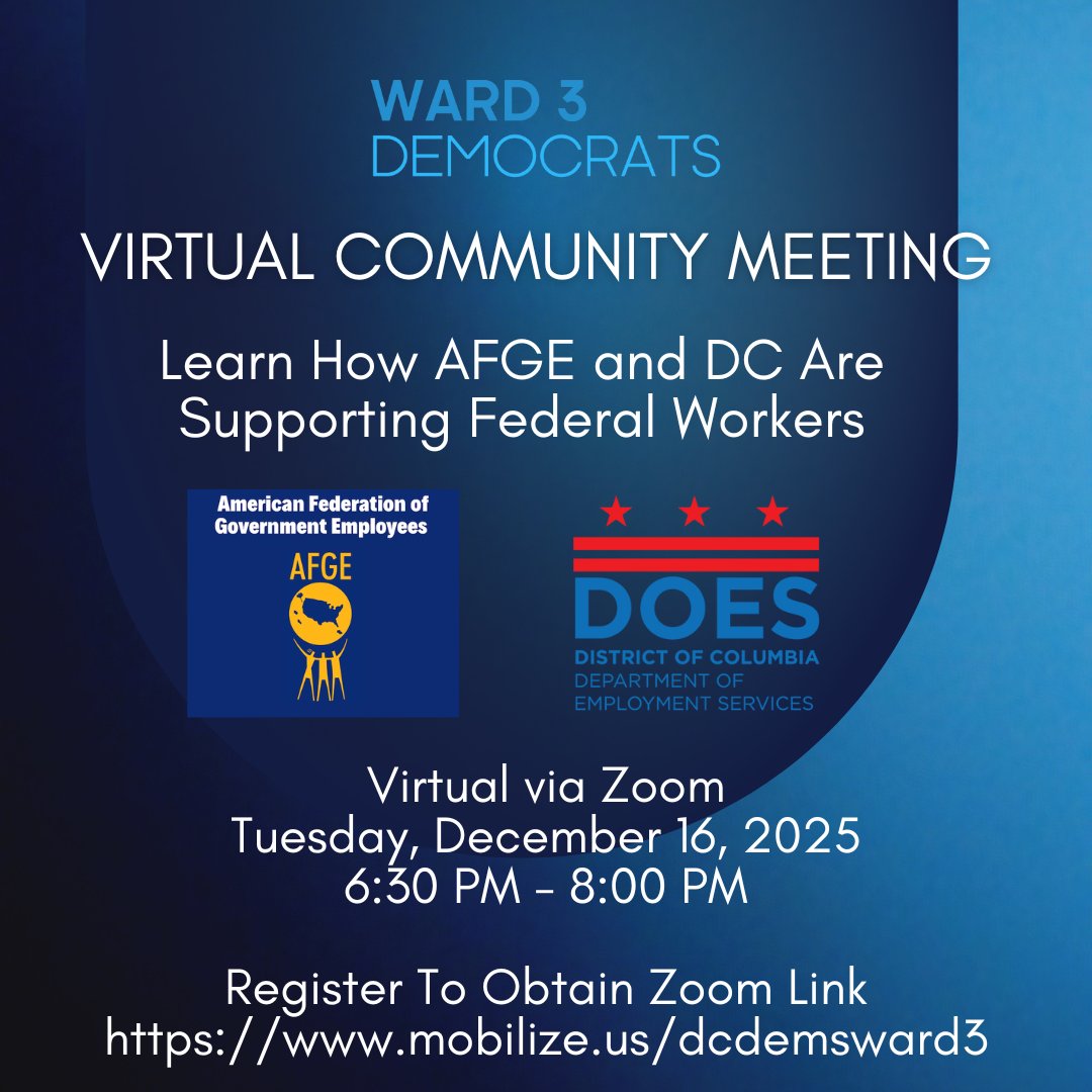 Ward 3 Democrats tweet media