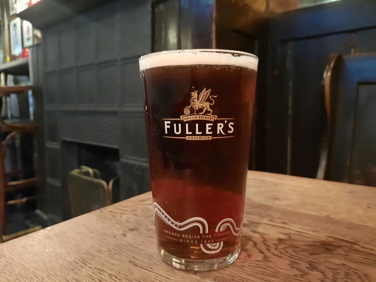 Our Daily Pour: ESB from Fuller's Brewery in London.