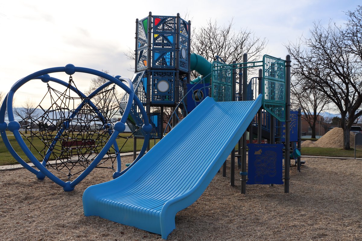 A brand-new playground is now open at Heritage Park!🎉

Bring the kids, explore the new equipment, and enjoy some outdoor fun! It’s located at Heritage Park at 10400 N Alpine Hwy, Highland, UT 84003.
